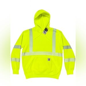 Carhartt High-Visibility Hoodie Sweatshirt sz XL